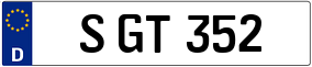 Truck License Plate